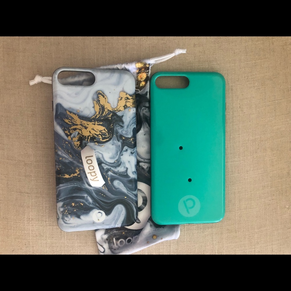 Bundle of loopy iPhone 8 Plus cases